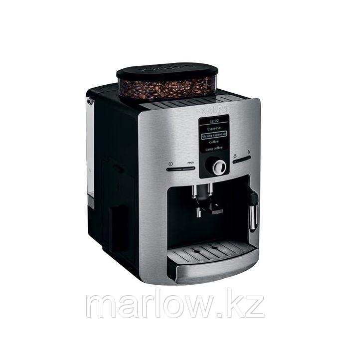 Кофемашина Krups EA826E30, автоматическая, 1450 Вт, 1.8 л, серебристо-чёрная - фото 1 - id-p111436110
