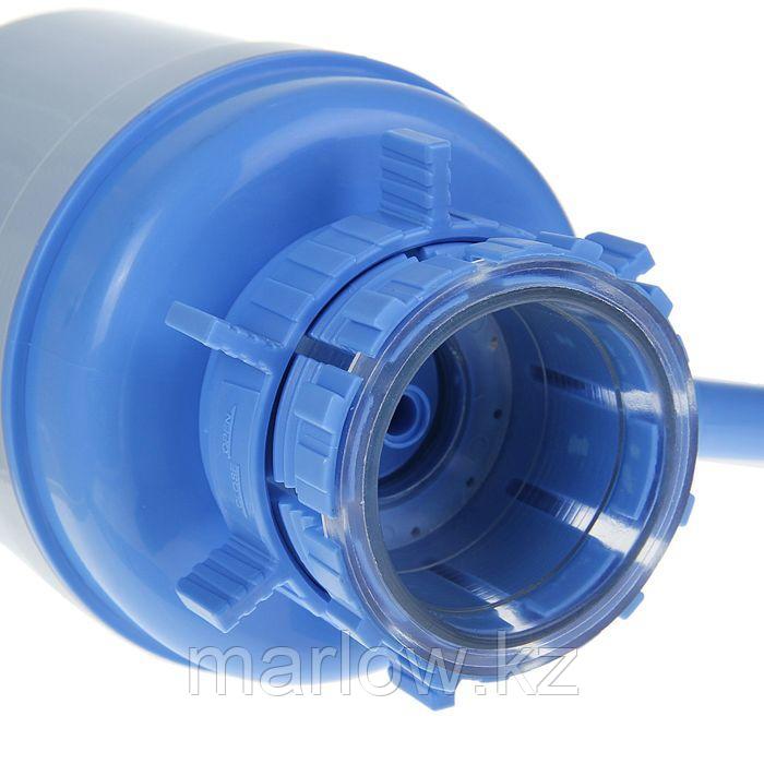 Помпа для воды LESOTO Standart, механическая, под бутыль от 11 до 19 л, голубая - фото 2 - id-p111434277