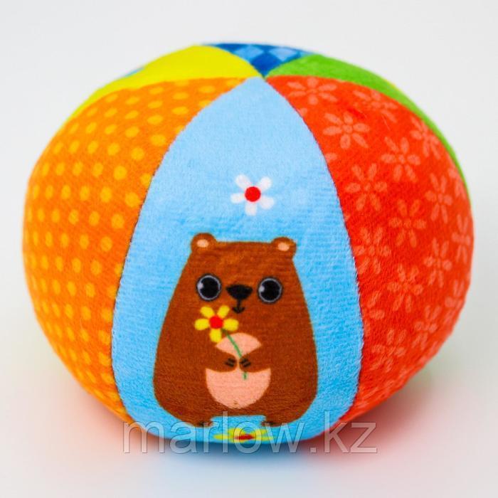 Мягкий развивающий мячик в подарочной коробке «Лесные животные» - фото 3 - id-p111433290