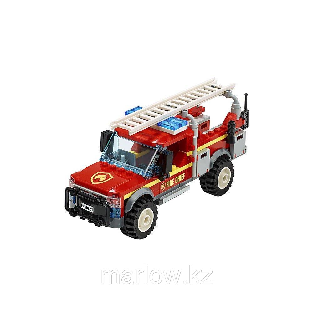 LEGO City 60231 Конструктор Лего Грузовик начальника пожарной охраны - фото 4 - id-p111470576