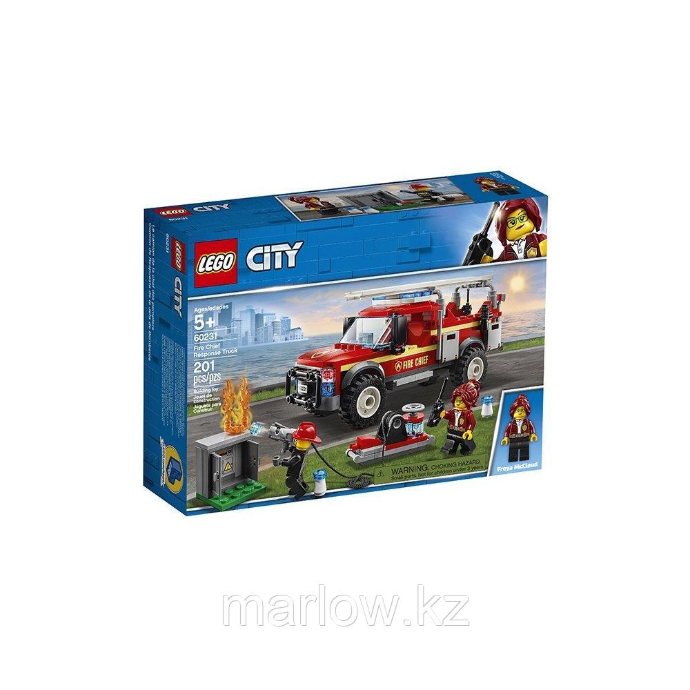 LEGO City 60231 Конструктор Лего Грузовик начальника пожарной охраны - фото 5 - id-p111470576