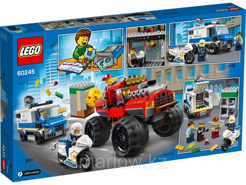 Lego City 60245 Лего Город Ограбление полицейского монстр-трака - фото 2 - id-p111470586