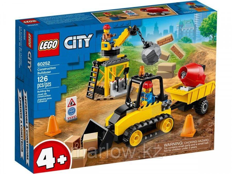 Lego City 60252 Лего Город Строительный бульдозер - фото 1 - id-p111470587