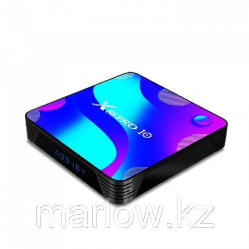 Smart TV Android приставка X88 Pro (10, 4/32, 2.4G/5G, video processing 10 bit, CPU 64bit, USB 3.0, 4K) - фото 1 - id-p111457694