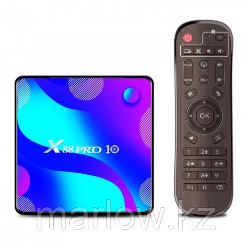 Smart TV Android приставка X88 Pro (10, 4/32, 2.4G/5G, video processing 10 bit, CPU 64bit, USB 3.0, 4K) - фото 3 - id-p111457694