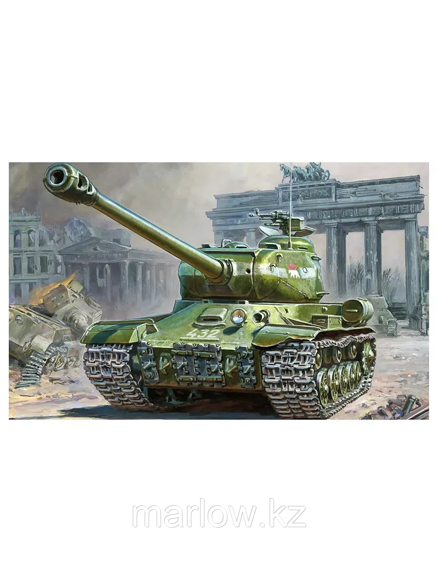 Сборная модель Советский танк Ис-2 196 дет.3524П Звезда - фото 2 - id-p111446814