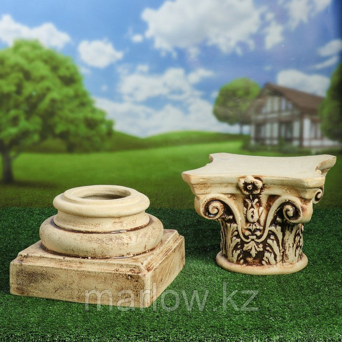 Садовая фигура "Колонна", композитная, шамот, 48 см - фото 4 - id-p111438910