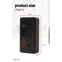 Хаб/СЗУ/удлинитель TIMER SMART PLUG 3 розетки/5USB BKL-04 (2 м)