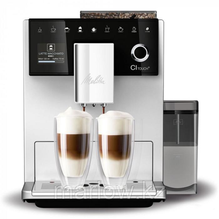 Кофемашина Melitta Caffeo F 630-101 CI Touch, автоматическая, 1450 Вт, 1.8 л, серебристая - фото 1 - id-p111437152