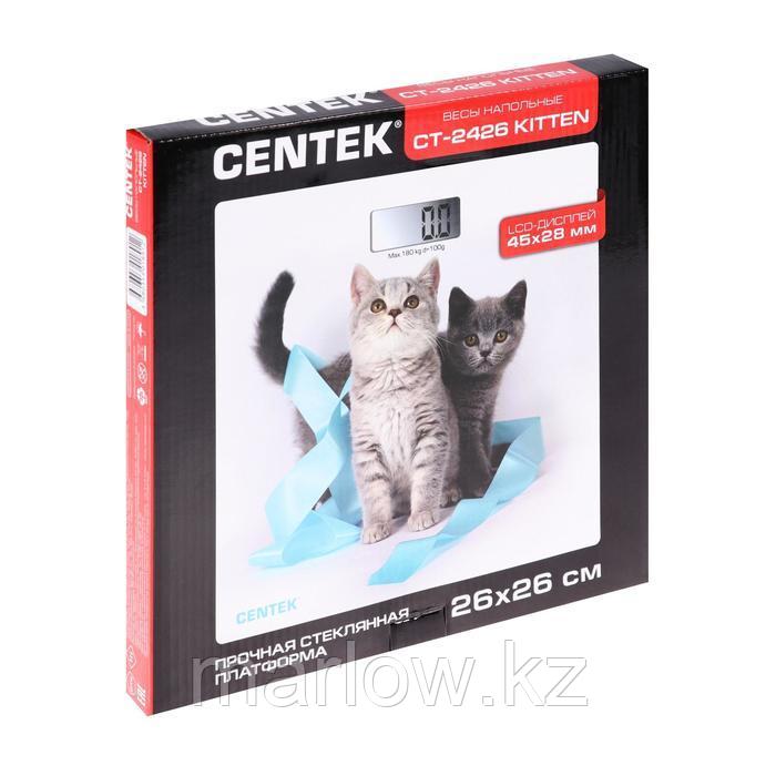 Весы напольные Centek CT-2426, электронные, до 180 кг, 1хCR2032, стекло, картинка "пляж" - фото 5 - id-p111433337