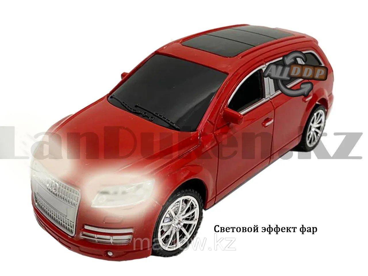 Радиоуправляемая машинка на батарейках со световым эффектом Street speed car Audi 1:20 красная - фото 6 - id-p111452779