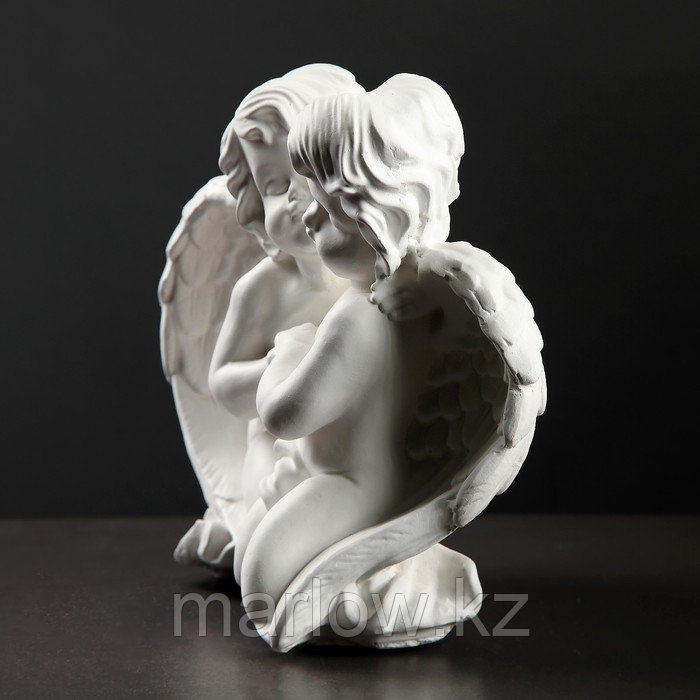 Светящаяся фигура "Пара ангелов сидя" 29х14х28см белая - фото 3 - id-p111438949