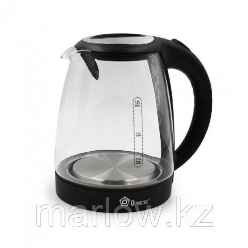 Электрический чайник стеклянный с подсветкой для дома Domotec MS-8110 - фото 1 - id-p111454766