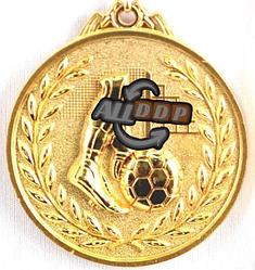 Медаль рельефная ФУТБОЛ (золото)