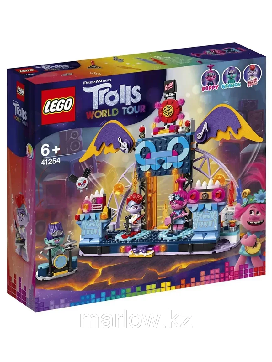 Конструктор Концерт в городе Рок-на-Вулкане 387 дет. 41254 LEGO Trolls - фото 1 - id-p111447858