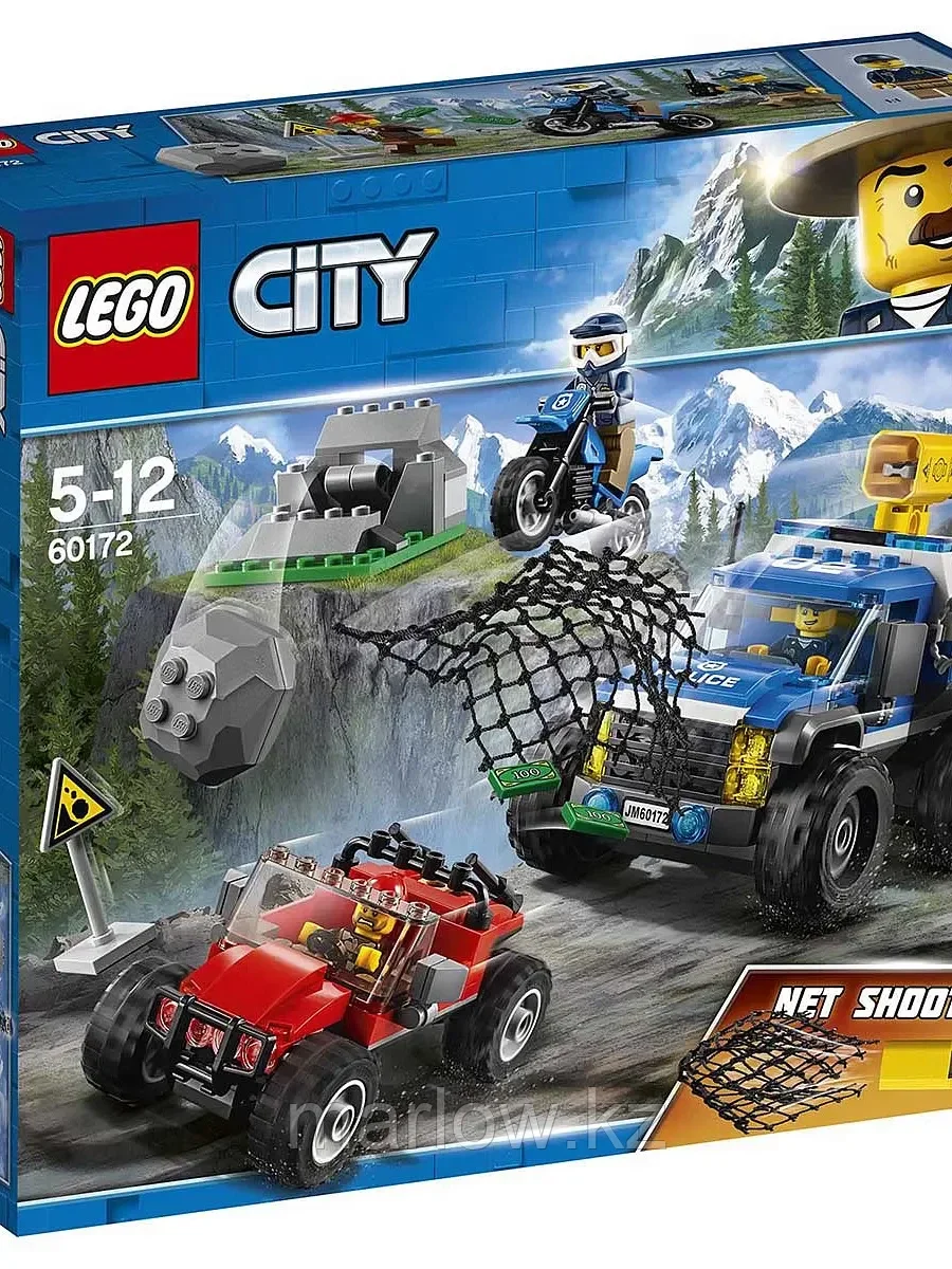 Конструктор Погоня по грунтовой дороге 297 дет. 60172 LEGO City - фото 2 - id-p111446880