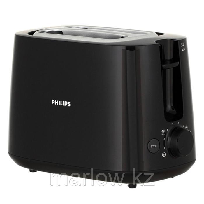 Тостер Philips HD 2581/90, 800 Вт, 8 режимов прожарки, 2 тоста, чёрный - фото 1 - id-p111435218