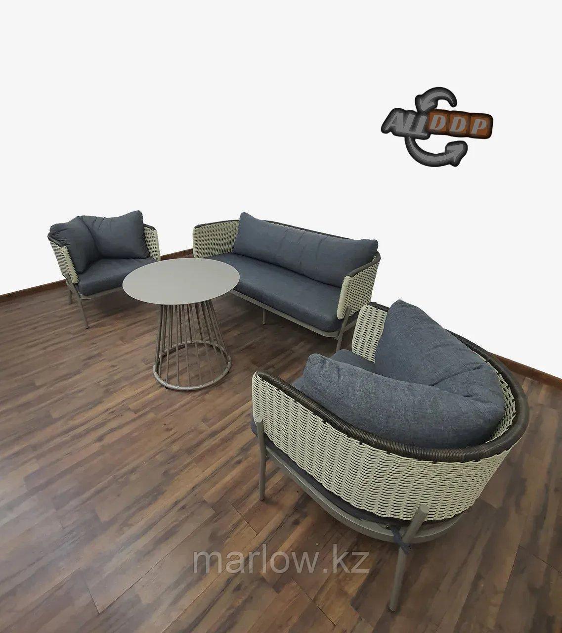 Комплект мебели журнальный "Кёльн" (стол + диван + 2 кресла) - фото 2 - id-p111451835