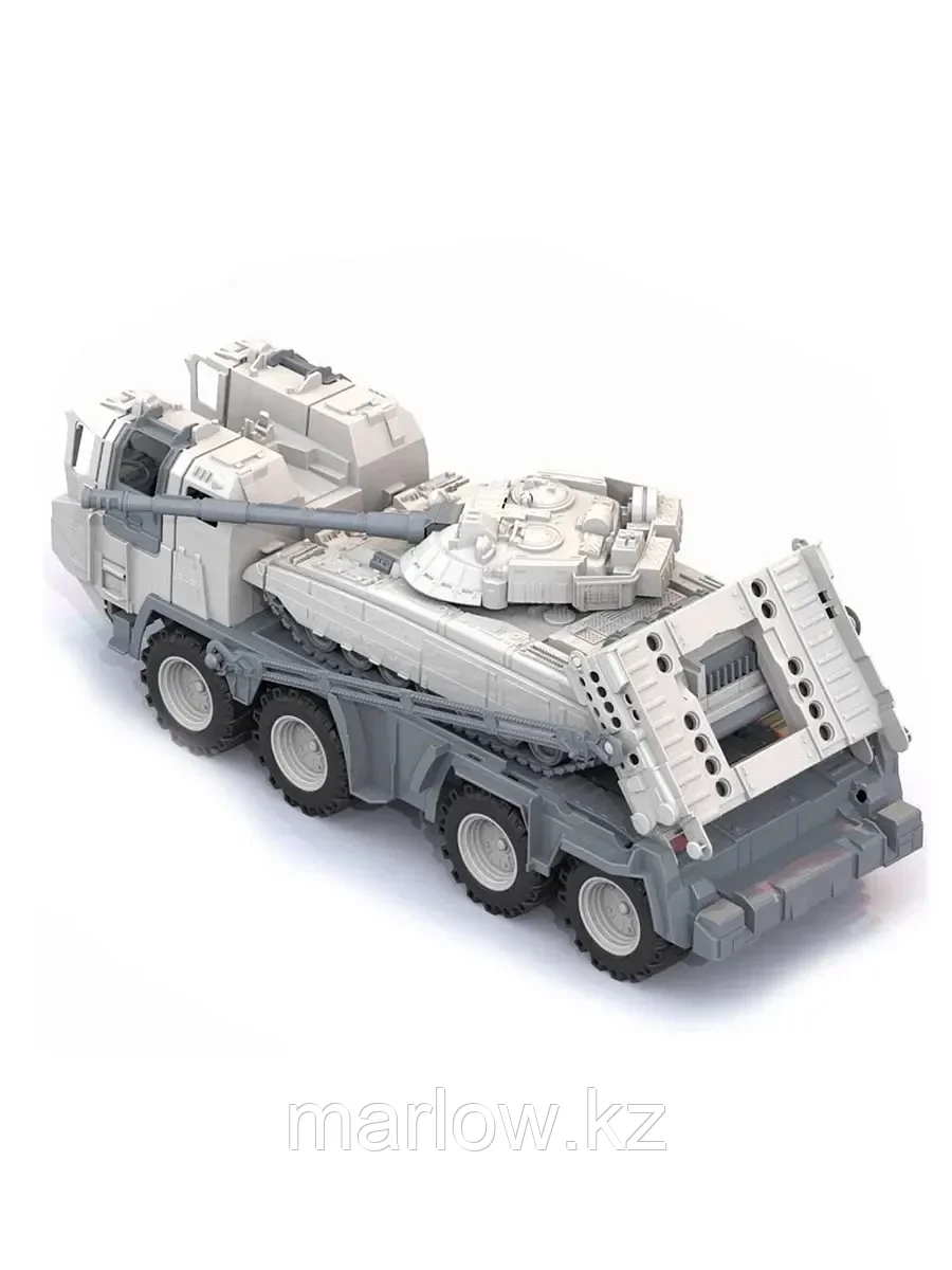 Машина военный тягач "Артика" с танком 56см 288 Нордпласт - фото 4 - id-p111446896