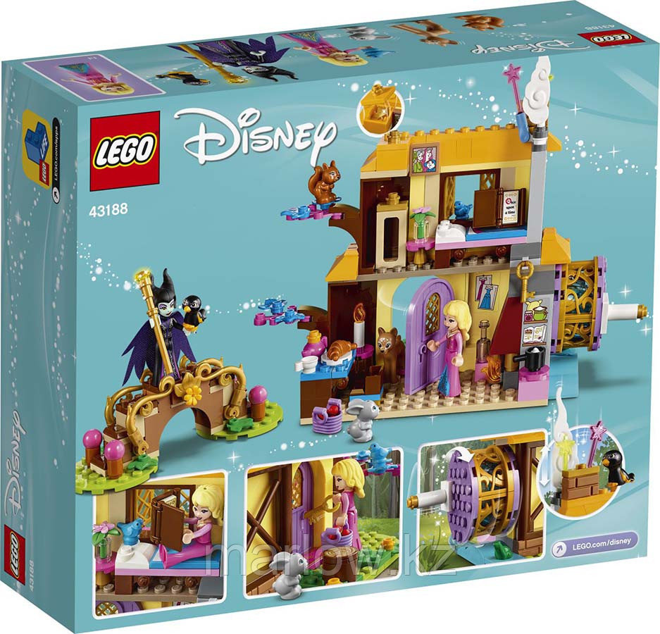 Lego Disney Princess 43188 Лего Принцессы Дисней Лесной домик Спящей Красавицы - фото 3 - id-p111470689