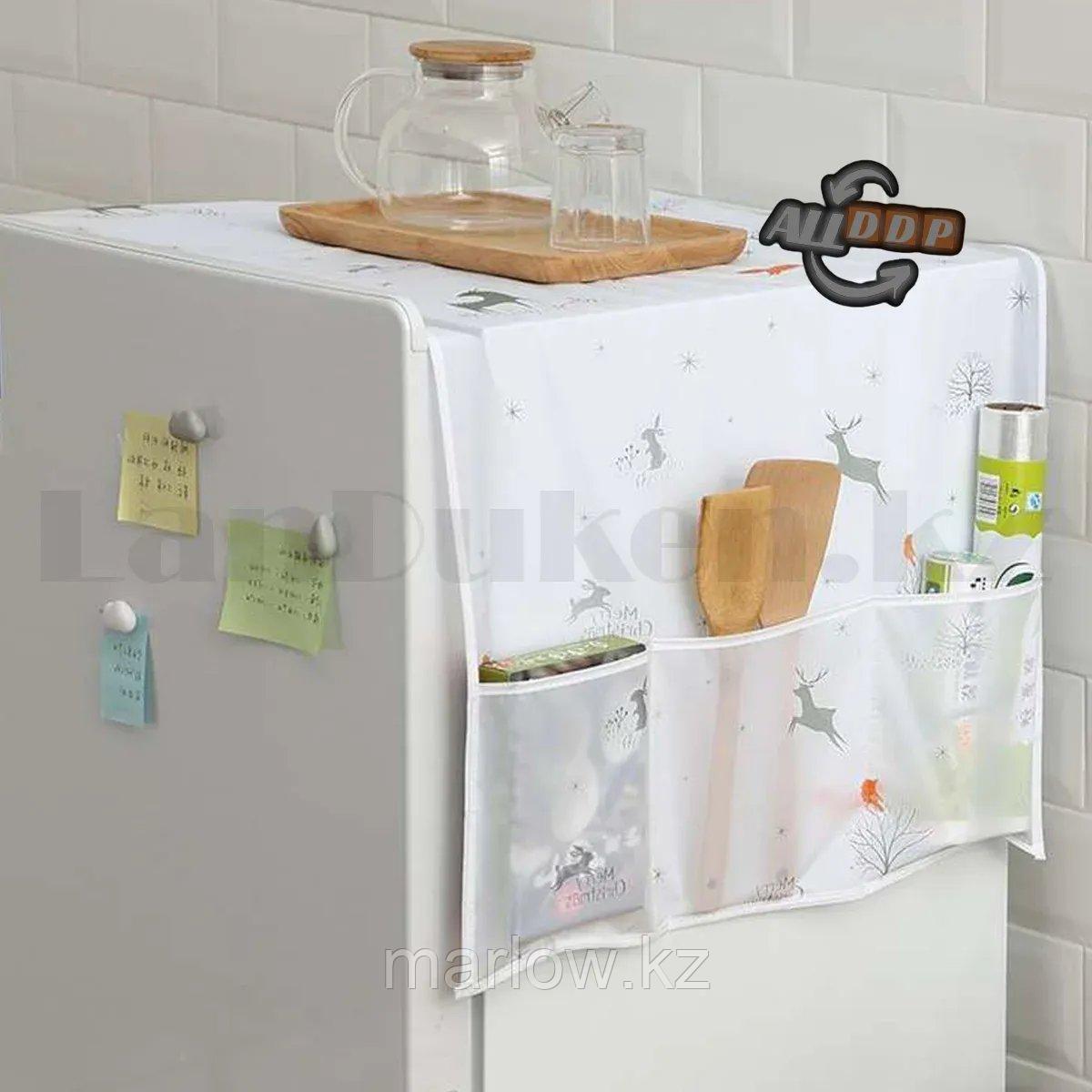 Чехол накидка на холодильник в ассортименте 130*55 см - фото 6 - id-p111452831