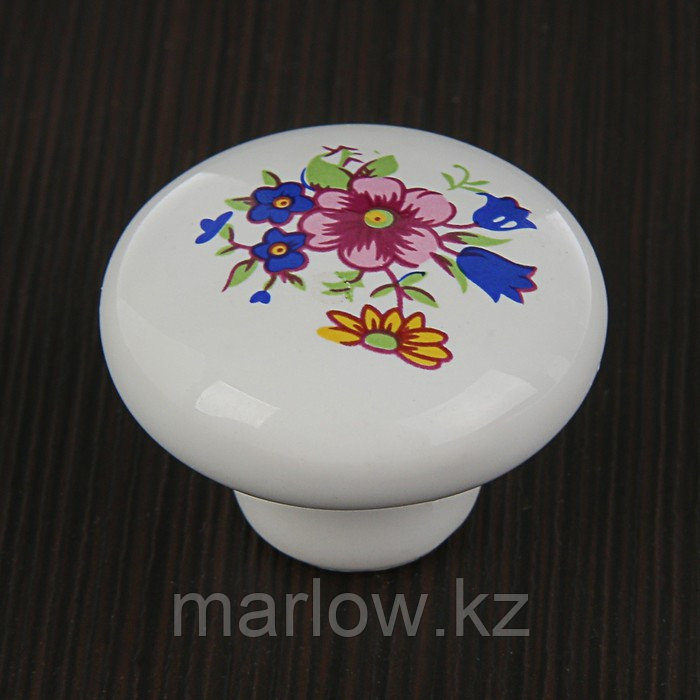 Ручка кнопка Ceramics 017, керамическая, белая - фото 3 - id-p111462749
