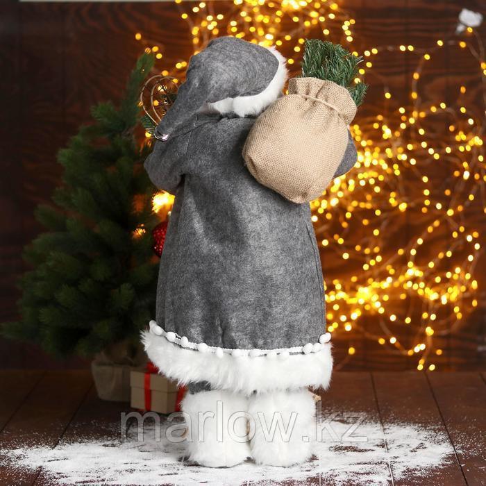Дед Мороз "В сером тулупе со снегоступами" 28х60 см - фото 3 - id-p111459776