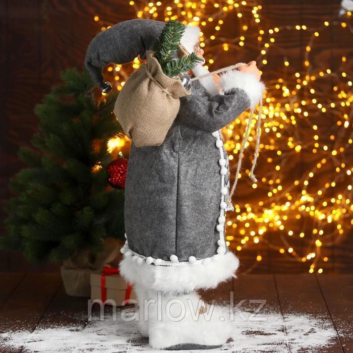 Дед Мороз "В сером тулупе со снегоступами" 28х60 см - фото 4 - id-p111459776