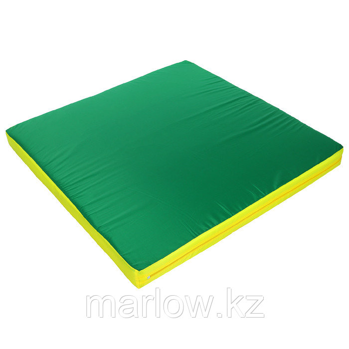 Мат 100 х 100 х 8 см, oxford, цвет зелёный/жёлтый/красный - фото 1 - id-p111433407