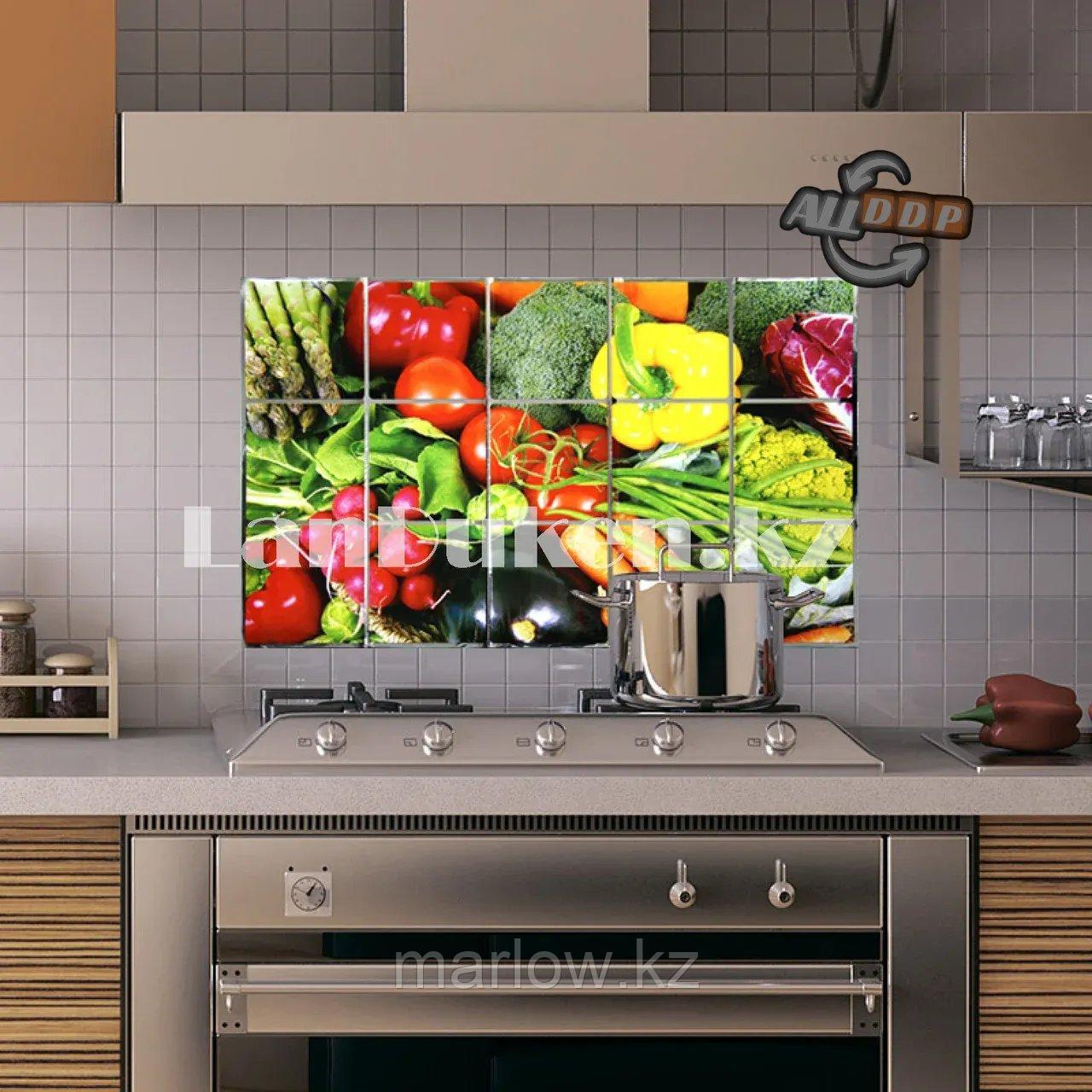 Кухонная наклейка на кафельную плитку 75x45 овощное ассорти TL-221 - фото 1 - id-p111452850