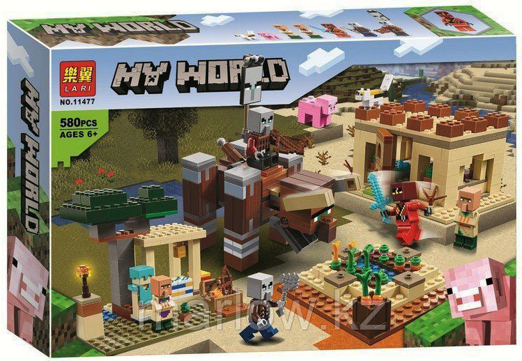 Конструктор BELA ''MINECRAFT / MY WORLD / МАЙНКРАФТ'' Арт.BELA-10176 ''Первая Ночь'' - фото 10 - id-p111469708