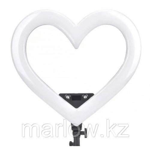 Лампа кольцевая 49 см Ring Light D 18 сердце со штативом, 65 В - фото 2 - id-p111456830