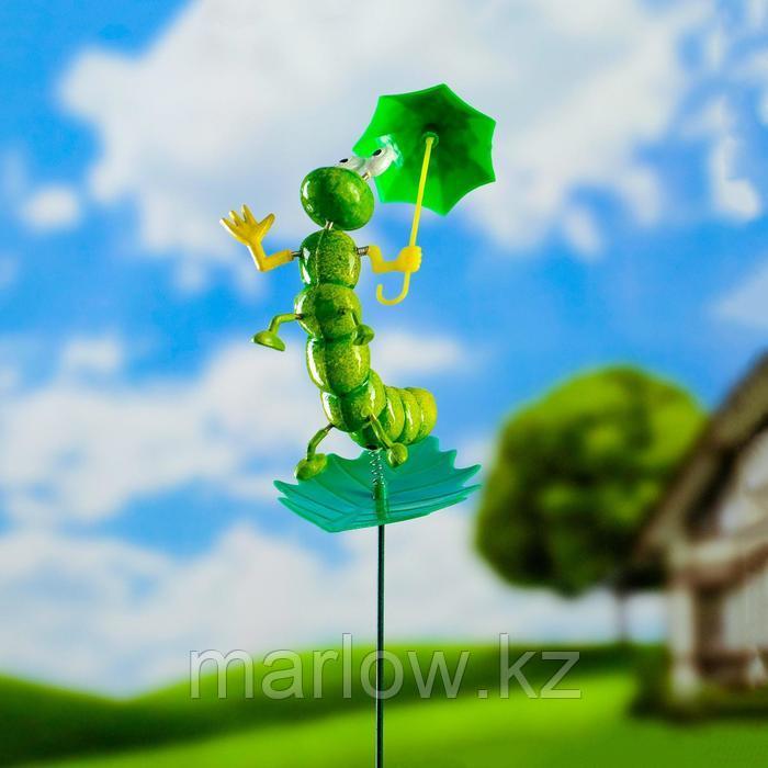 Декоративный штекер "Гусеница с зонтиком" микс - фото 5 - id-p111438036