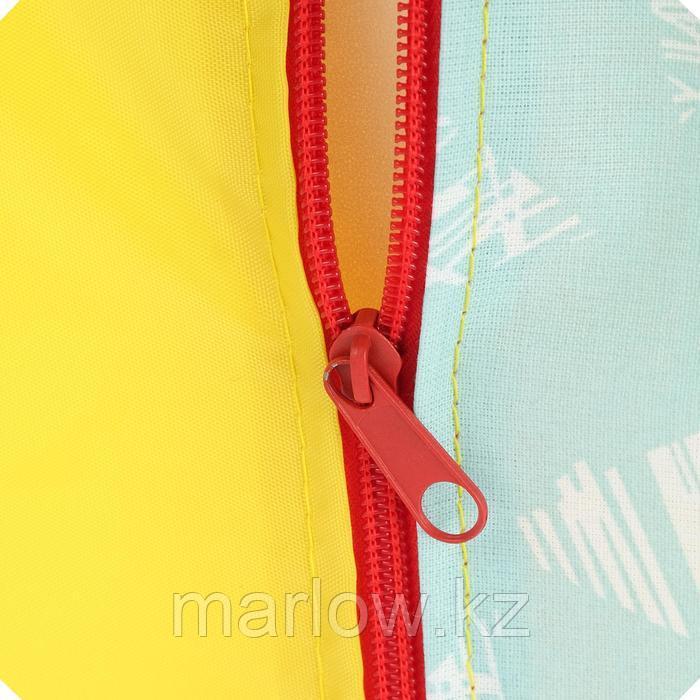 Сумка - коврик для спорта и отдыха 2 в 1, цвет жёлтый - фото 4 - id-p111433429