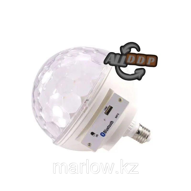 Диско шар светодиодный LED с bluetooth колонкой Crystal magic ball - фото 9 - id-p111453849