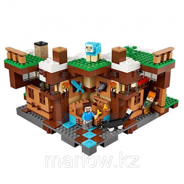 Конструктор BELA 10624 МАЙНКРАФТ База на водопаде аналог LEGO 21134 lego minecraft the waterfall - фото 3 - id-p111469733