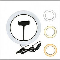 Кольцевая Led лампа селфи-кольцо для съемки USB 20 см RING LIGHT