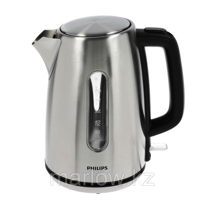 Чайник электрический Philips HD9357/10, металл, 1.7 л, 2200 Вт, серебристый - фото 1 - id-p111437259