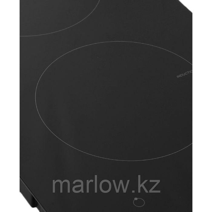 Варочная поверхность Lex EVI 320 BL, индукционная, 2 конфорки, сенсор, черная - фото 5 - id-p111434439