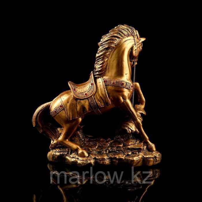 Сувенир "Конь на дыбах", золотистый, 37 см - фото 3 - id-p111439065