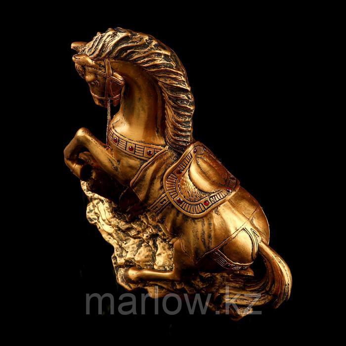 Сувенир "Конь на дыбах", золотистый, 37 см - фото 5 - id-p111439065