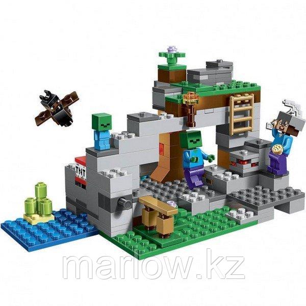 Конструктор Майнкрафт Пещера зомби BELA 10810 аналог LEGO 21141 - фото 2 - id-p111469761