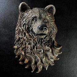 Подвесной декор "Голова Медведя" 60х40см