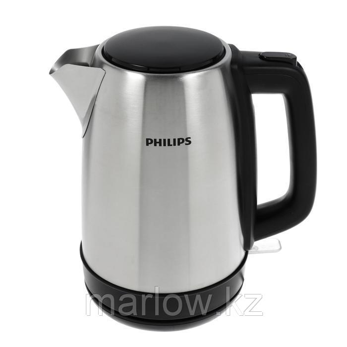 Чайник электрический PHILIPS HD 9350/91, металл, 1.7 л, 2200 Вт, серебристый - фото 1 - id-p111437297