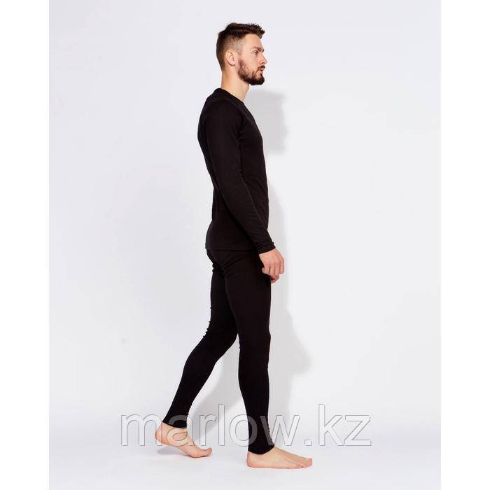 Термо комплект мужской (джемпер, брюки) цвет чёрный, р-р 48 - фото 2 - id-p111459863