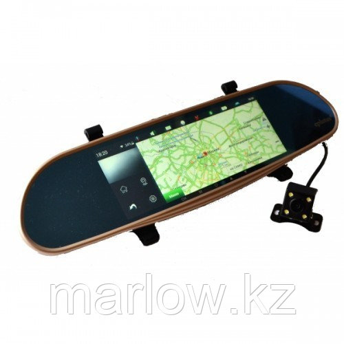 Зеркало видеорегистратор D35 (Android) 1/8 (LCD 7", GPS) - фото 3 - id-p111455906