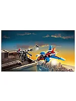 Конструктор Реактивный самолёт Человека-Паука против Робота Венома 371 дет. 76150 LEGO Super Heroes