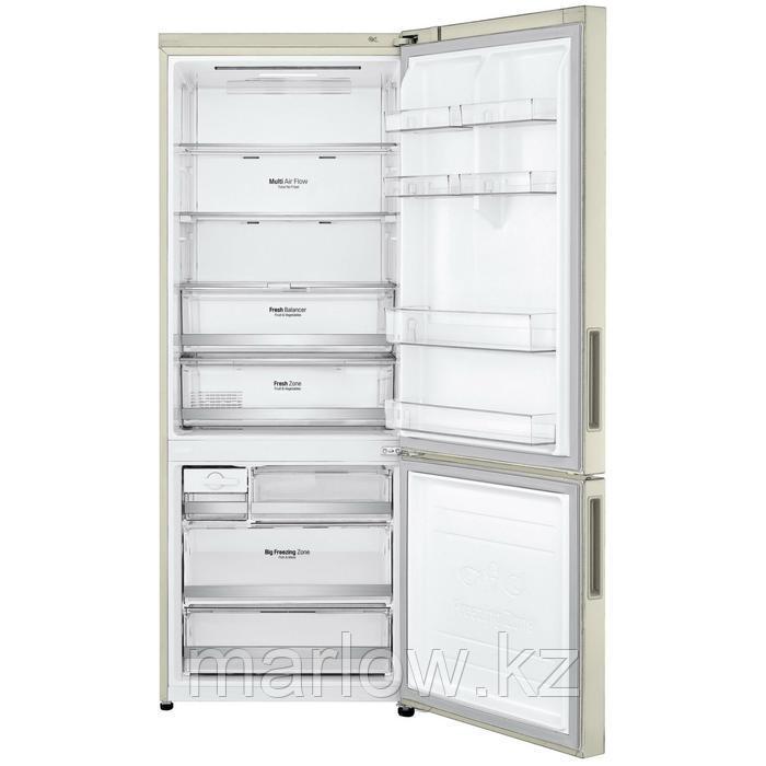 Холодильник LG GC-B569PECZ, двухкамерный, класс А++, 500 л, No Frost, инвертор, бежевый - фото 1 - id-p111437308