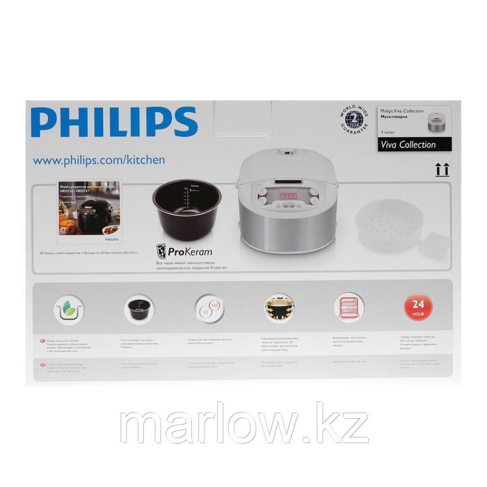 Мультиварка Philips HD3136/03, 980 Вт, 4 л, 14 программ, отложенный старт, мультиповар - фото 8 - id-p111434485
