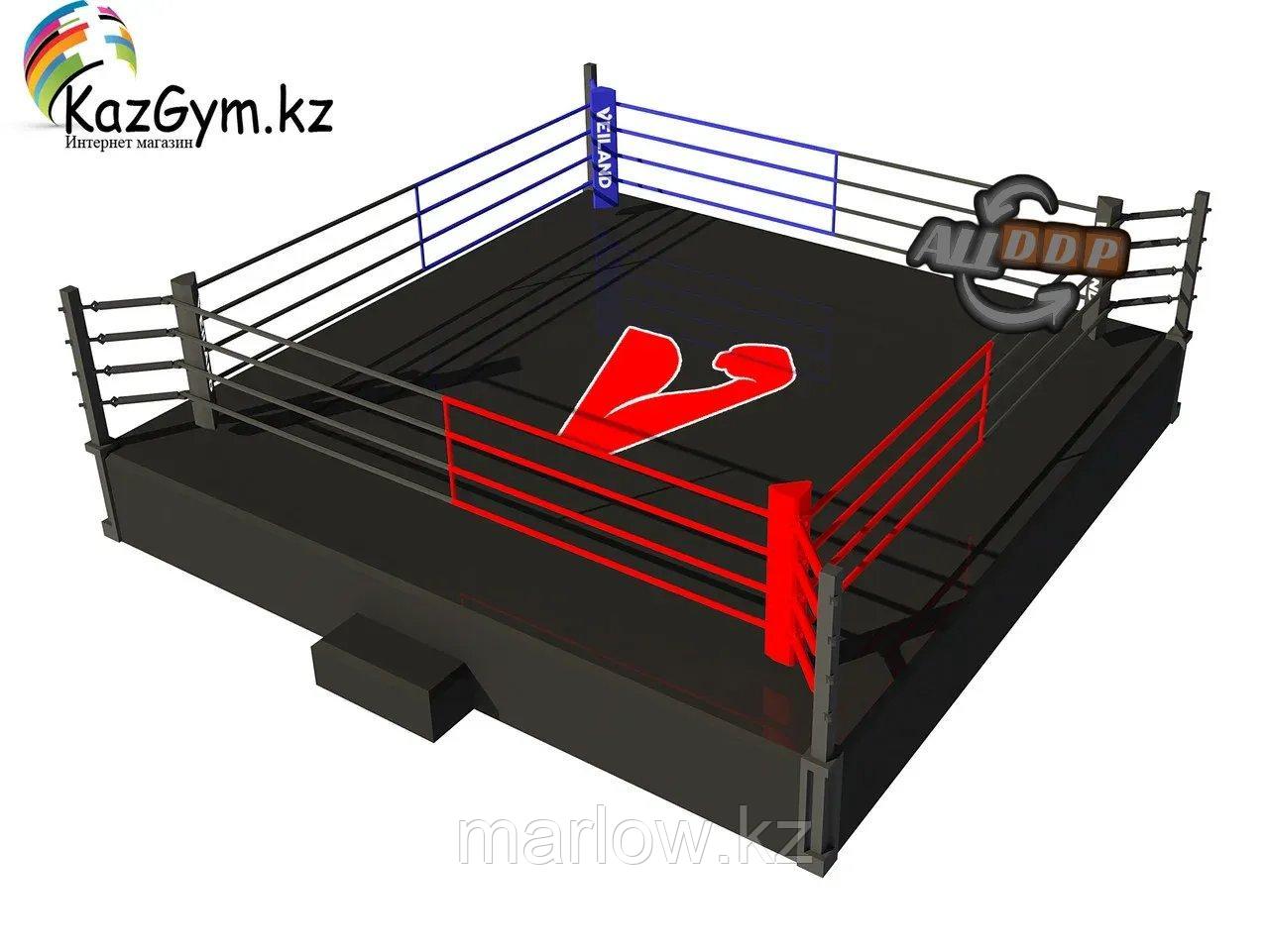 Боксерский ринг на помосте 5х5 м (боевая зона 4х4 м), помост 0,5 м - фото 1 - id-p111440100